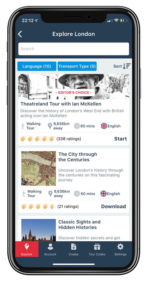 List of London audio tours