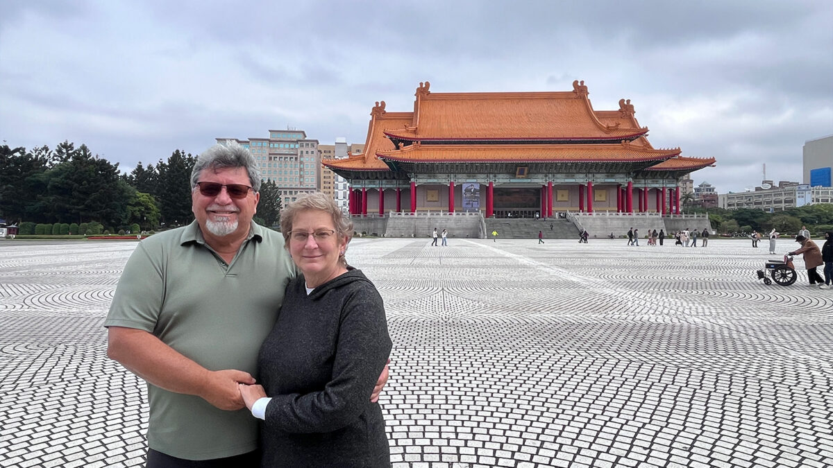 Pamela and Marc in China