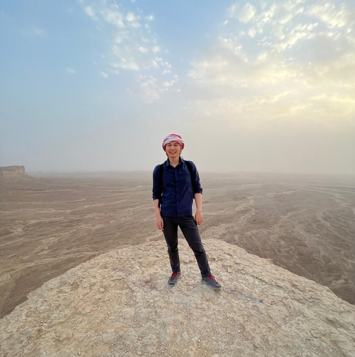 Yao Zhao in Saudi Arabia